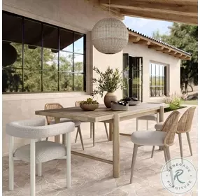 Alexa Cream Outdoor Dining Chair