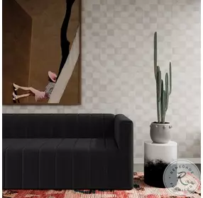 Matra Black and White Side Table