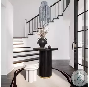 Chelsea Black Oak Entry Table