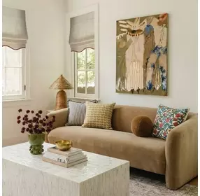 Earl Cream Rectangular Coffee Table