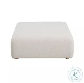 Hangover Cream Boucle Ottoman