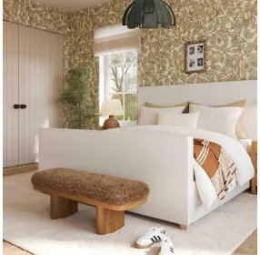 Ollie Taupe 48" Bench