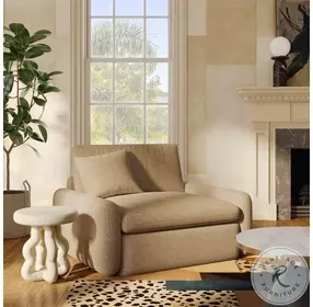 Rachelle Tan Boucle Lounge Chair