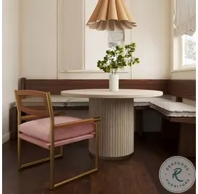 Harlow Rattan Mauve Velvet Chair