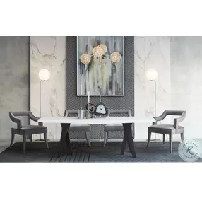 Tiffany Grey Velvet Chair