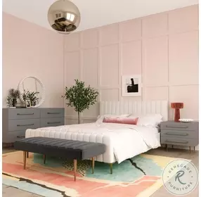 Trident Grey 6 Drawer Dresser