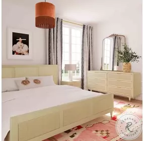 Sierra Buttermilk King Panel Bed