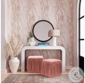 Baria Black Wooden Mirror