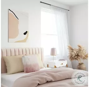 Tibetan White and Blush Sheep Pillow