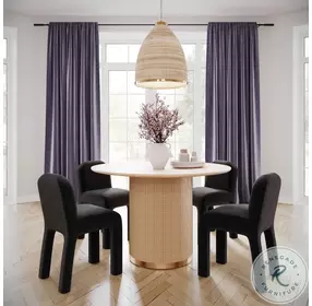 Akiba Natural 49" Round Dining Table