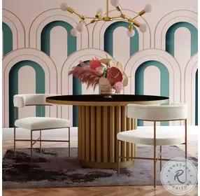 Kim Cream Performance Velvet Chair