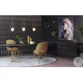 Swell Cognac Velvet Chair