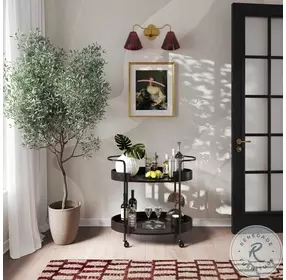 Cyril Black Bar Cart