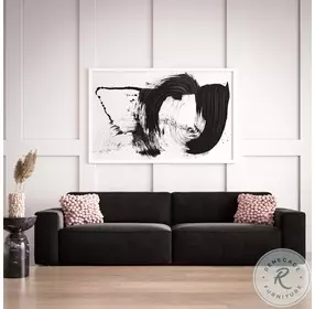 Olafur Black Velvet Sofa