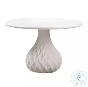 Tulum Ivory Concrete Dining Room Set