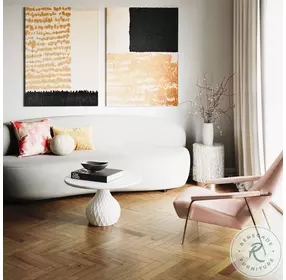 Tulum Ivory Concrete Coffee Table