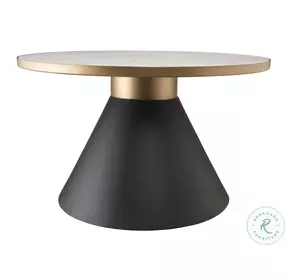 Richard White and Black Marble Occasional Table Set