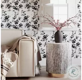 Dahlia Distressed White Side Table