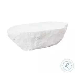 Crag White Concrete Occasional Table Set