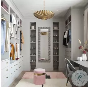 Melody Blush Tasseled Ottoman