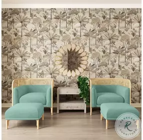 Desiree Ocean Blue Velvet Ottoman