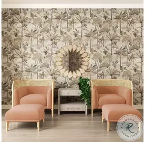 Desiree Mauve Velvet Ottoman