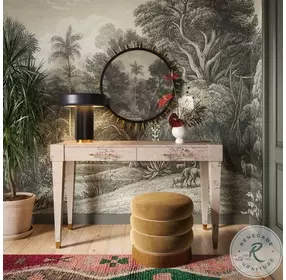 Lakka Chocolate Velvet Ottoman