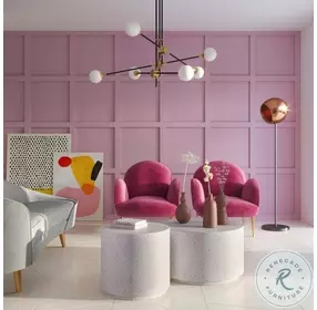 Terrazzo Light Grey Speckled Coffee Table