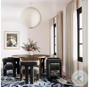 Sloane Black Velvet Chair