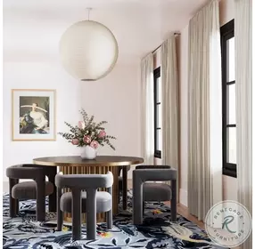 Sloane Dark Grey Velvet Chair