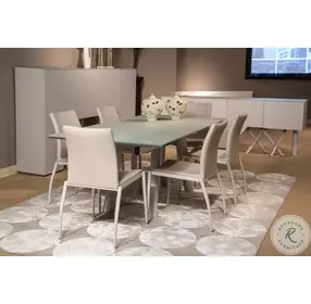 Trance Rotterdam White Rotterdam Extendable Rectangular Dining Table