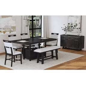 Pinnacle Light Gray Counter Height Bench