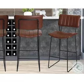 Tribeca Cordovan Bar Stool
