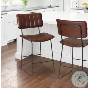 Tribeca Cordovan Counter Height Stool
