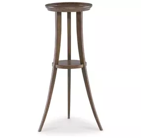 Tara Shaw French Wax Natural Round Petite Salon Accent Table