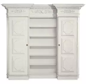 Tara Shaw Swedish Aged Cream 2 Door Grande Fountainebleau Bibliotheque