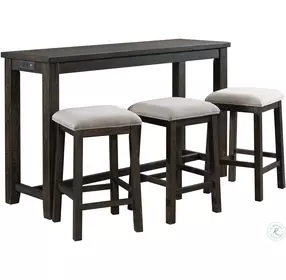 Stanford Smokey Walnut Multipurpose Bar Set