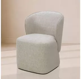Zephyr Twillow Sand Upholstered Dining Chair Set of 2