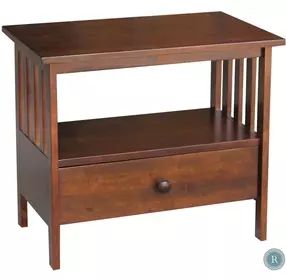 Home Accents Espresso Mission TV Stand