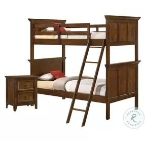 San Mateo Youth Tuscan Twin Over Twin Bunk Bed