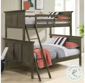 San Mateo Gray Twin Over Full Bunk Bed