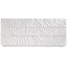 Alia White Plaster 6 Drawer Dresser