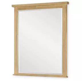 Todays Traditions Natural Hickory Rectangular Dresser Mirror