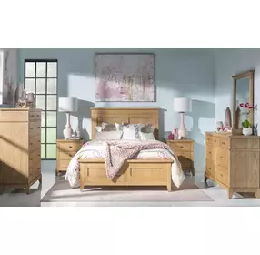 Todays Traditions Natural Hickory Full Panel Bed