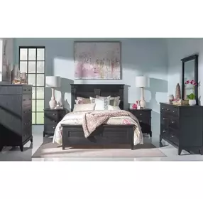 Todays Traditions Blacksmith 3 Drawer Nightstand with USB Charging