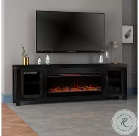 Tybee Clove 86" Fireplace TV Console