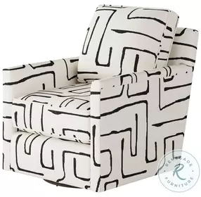 Fossil Ebony Track Arms Swivel Glider