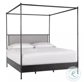 Easton Coconut Metal Poster Canopy Bedroom Set