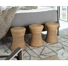 Modern Farmhouse Seaton Abaca Stool