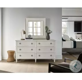 Modern Farmhouse Rustic Oak 6 Drawer Dresser